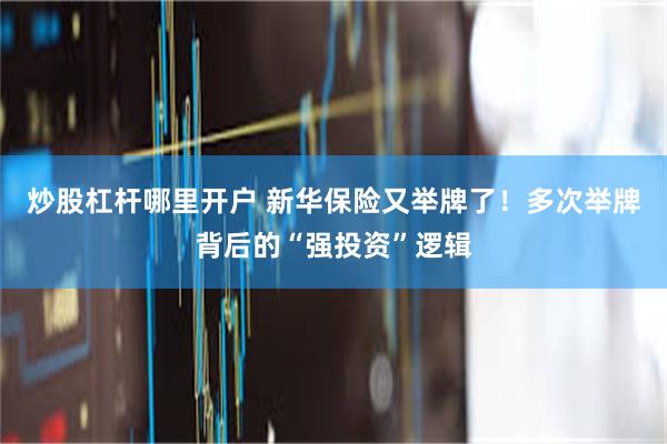 炒股杠杆哪里开户 新华保险又举牌了！多次举牌背后的“强投资”